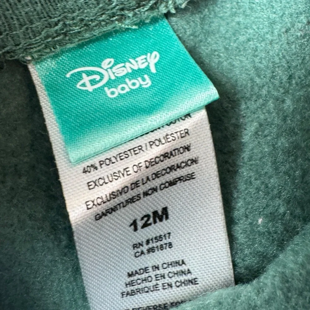 Disney Baby Mickey Mouse Green Sweatshirt‎ Jogger Set 12M